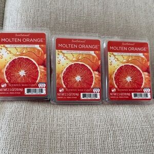 ScentSationals Molten Orange Scented Wax Cubes - Orange